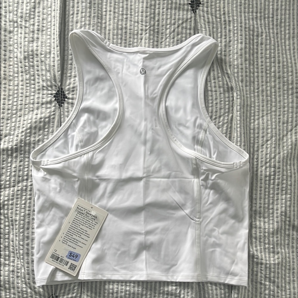 Lululemon Nulux Racerback Cropped Run Tank - Picture 3 of 4